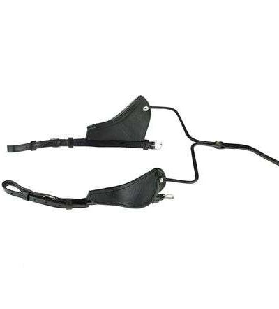 Oeilleres classiques en cuir avec bretelles