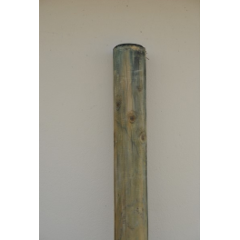Piquet Pin rond fraisé et épointé diam 14 H.2,20m