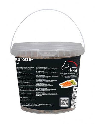 Seau de bonbons à la carotte HKM 750g